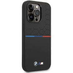 Bmw BMW BMHCP15L22SMPK IPHONE 15 PRO 6,1" ČERNO/ČERNÝ SILIKONOVÝ VZOR