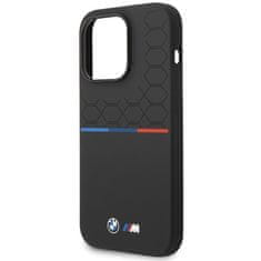 Bmw BMW BMHCP15L22SMPK IPHONE 15 PRO 6,1" ČERNO/ČERNÝ SILIKONOVÝ VZOR