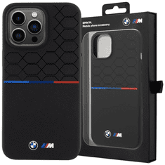 Bmw BMW M SILIKONOVÉ POUZDRO MAGSAFE PATTERN PRO IPHONE 15 PRO MAX - ČERNÉ