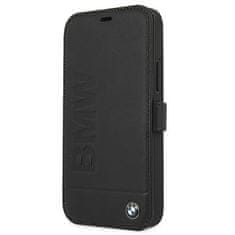 Bmw BMW POUZDRO BMFLBKP12SSLLBK IPHONE 12 MINI 5,4" ČERNÁ/ČERNÁ KNIHA SIGNATURE