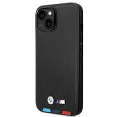 Bmw POUZDRO BMW BMHCP14M22PTDK IPHONE 14 PLUS / 15 PLUS 6,7" ČERNÁ/ČERNÁ KOŽENÁ ZNÁMKA TRICOLOR