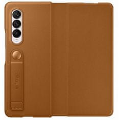 Samsung POUZDRO SAMSUNG EF-FF926LAEGWW Z FOLD 3 CAMEL LEATHER FILP COVER