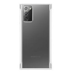 Samsung POUZDRO SAMSUNG EF-GN980CW NOTE 20 N980 BÍLÝ/BÍLÝ PRŮHLEDNÝ OCHRANNÝ KRYT