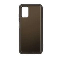 Samsung POUZDRO SAMSUNG EF-QA038TB A03S A038 SOFT CLEAR COVER ČERNO/ČERNÉ