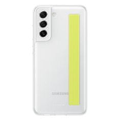 Samsung POUZDRO SAMSUNG EF-XG990CWEGWW S21 FE 5G G990 BÍLÁ/BÍLÁ SLIM STRAP COVER