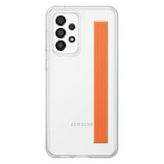 Samsung POUZDRO SAMSUNG EF-XA336CT A33 5G A336 PRŮHLEDNÉ/PRŮHLEDNÉ SLIM STRAP COVER