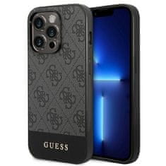 Guess ETUI GUESS GUHCP14XG4GLGR NA IPHONE 14 PRO MAX - SZARE 4G STRIPE COLLECTION