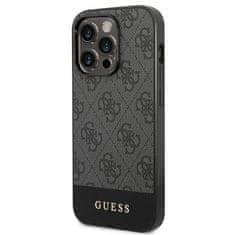 Guess GUHCP14XG4GLGR hard silikonové pouzdro iPhone 14 PRO MAX 6.7" grey 4G Stripe Collection