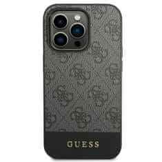 Guess GUHCP14XG4GLGR hard silikonové pouzdro iPhone 14 PRO MAX 6.7" grey 4G Stripe Collection