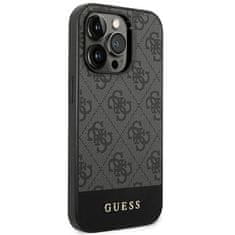 Guess GUHCP14XG4GLGR hard silikonové pouzdro iPhone 14 PRO MAX 6.7" grey 4G Stripe Collection