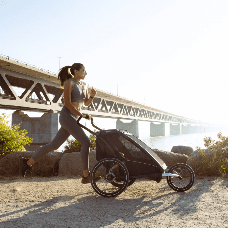 Thule Chariot Sport 2 Double prikolica za kolesa, črna