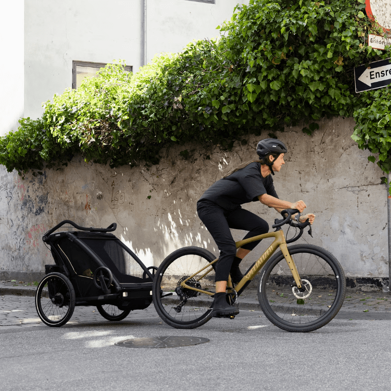 Thule Chariot Sport 2 Double prikolica za kolesa, črna