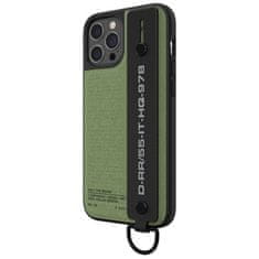 Diesel DIESEL HANDSTRAP CASE UTILITY TWILL IPHONE 12/12 PRO ČERNO-ZELENÁ/ČERNO-ZELENÁ 44291