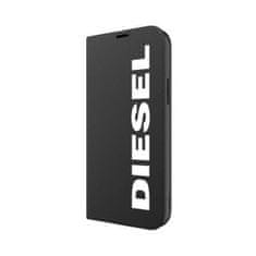 Diesel DIESEL BOOKLET POUZDRO CORE IPHONE 12/12 PRO ČERNO-BÍLÉ/ČERNO-BÍLÉ 42486