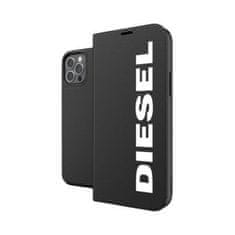 Diesel DIESEL BOOKLET POUZDRO CORE IPHONE 12/12 PRO ČERNO-BÍLÉ/ČERNO-BÍLÉ 42486