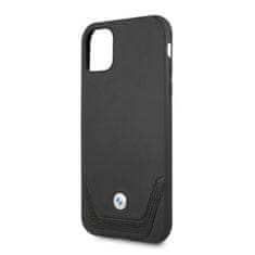 Bmw BMW POUZDRO BMHCN61RSWPK IPHONE 11 / XR 6,1" ČERNÉ/ČERNÉ PEVNÉ POUZDRO KOŽENÉ PERFOROVANÉ