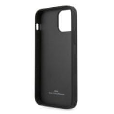 Bmw POUZDRO BMW BMHCP12LRCDPK IPHONE 12 PRO MAX 6,7" ČERNÉ/ČERNÉ PEVNÉ POUZDRO LEATHER DEBOSS