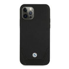 Bmw POUZDRO BMW BMHCP12LRSWPK IPHONE 12 PRO MAX 6,7" ČERNÉ/ČERNÉ PEVNÉ KOŽENÉ PERFOROVANÉ POUZDRO