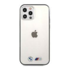 Bmw POUZDRO BMW BMHCP12LMBTOK IPHONE 12 PRO MAX 6,7" PRŮHLEDNÉ PEVNÉ POUZDRO SANDBLAST