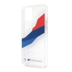 Bmw POUZDRO BMW BMHCP12LSKTGT IPHONE 12 PRO MAX 6,7" PRŮHLEDNÉ PEVNÉ POUZDRO MOTORSPORT TRICOLOR