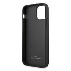 Bmw POUZDRO BMW BMHCP12MRCDPK IPHONE 12/12 PRO 6,1" ČERNO/ČERNÉ PEVNÉ POUZDRO KOŽENÝ DEBOSS