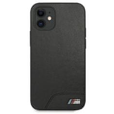 Bmw BMW POUZDRO BMHCP12SMHOLBK IPHONE 12 MINI 5,4" ČERNÝ/ČERNÝ PEVNÝ OBAL M COLLECTION SMOOTH PU