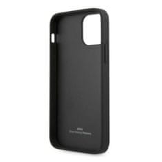 Bmw POUZDRO BMW BMHCP12MRSWPK IPHONE 12/12 PRO 6,1" ČERNÉ/ČERNÉ PEVNÉ KOŽENÉ PERFOROVANÉ POUZDRO