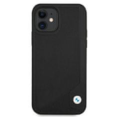 Bmw POUZDRO BMW BMHCP12SRCDPK IPHONE 12 MINI 5,4" ČERNÉ/ČERNÉ PEVNÉ POUZDRO KOŽENÝ DEBOSS