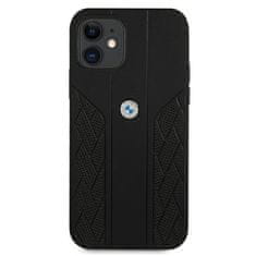 Bmw POUZDRO BMW BMHCP12SRSPPK IPHONE 12 MINI 5,4" ČERNÉ/ČERNÉ PEVNÉ POUZDRO LEATHER CURVE PERFORATE