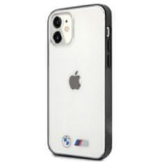 Bmw BMW BMHCP12SMBTOK IPHONE 12 MINI 5,4" PRŮHLEDNÉ PEVNÉ POUZDRO PÍSKOVANÉ POUZDRO