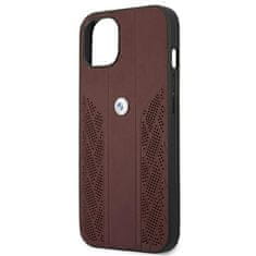 Bmw POUZDRO BMW BMHCP13SRSPPR IPHONE 13 MINI 5,4" ČERVENÉ/ČERVENÉ PEVNÉ POUZDRO LEATHER CURVE PERFORATE