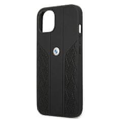 Bmw POUZDRO BMW BMHCP13SRSPPK IPHONE 13 MINI 5,4" ČERNÉ/ČERNÉ PEVNÉ POUZDRO LEATHER CURVE PERFORATE