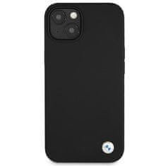 Bmw BMW BMHCP13SSILBK POUZDRO IPHONE 13 MINI 5,4" ČERNÝ/ČERNÝ PEVNÝ OBAL SILIKONOVÝ PODPIS