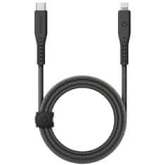 UNBRANDED ENERGEA FLOW USB-C - LIGHTNING C94 MFI KABEL 1,5M ČERNÁ/ČERNÁ 60W 3A PD FAST CHARGE