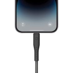 UNBRANDED ENERGEA FLOW USB-C - LIGHTNING C94 MFI KABEL 1,5M ČERNÁ/ČERNÁ 60W 3A PD FAST CHARGE