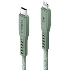 UNBRANDED ENERGEA FLOW USB-C - LIGHTNING C94 MFI KABEL 1,5M ZELENÝ/ZELENÝ 60W 3A PD FAST CHARGE