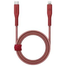 UNBRANDED ENERGEA FLOW USB-C - LIGHTNING C94 MFI KABEL 1,5M ČERVENÝ/ČERVENÝ 60W 3A PD FAST CHARGE