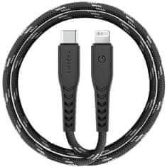 UNBRANDED ENERGEA NYLOFLEX USB-C - LIGHTNING C94 MFI KABEL 3M ČERNÁ/ČERNÁ