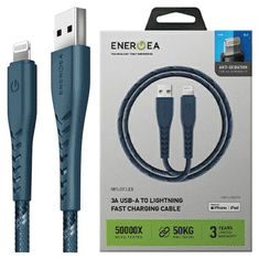 UNBRANDED ENERGEA NYLOFLEX USB - LIGHTNING CHARGE AND SYNC C89 MFI KABEL 1,5 M MODRO/MODRÝ