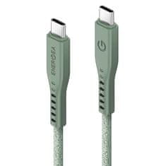 UNBRANDED ENERGEA FLOW USB-C - USB-C KABEL 1,5M ZELENÝ/ZELENÝ 240W 5A PD FAST CHARGE