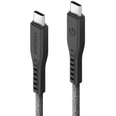 UNBRANDED ENERGEA FLOW USB-C - USB-C KABEL 1,5M ČERNÁ/ČERNÁ 240W 5A PD FAST CHARGE