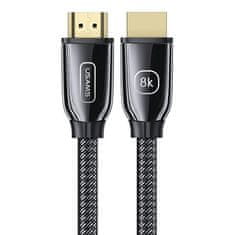 UNBRANDED USAMS HDMI - HDMI KABEL 2M 2.1 8K UHD U67 ČERNÁ/ČERNÁ SJ497HD01 (US-SJ497)