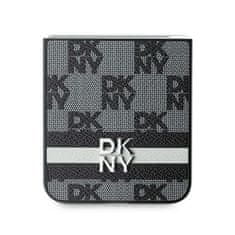 DKNY DKNY DKHCZF6PCPTSSK Z FLIP6 F741 ČERNÁ/ČERNÁ KOSTKOVANÝ VZOR TIŠTĚNÉ PRUHY