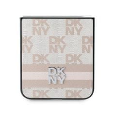 DKNY DKNY DKHCZF6PCPTSSP Z FLIP6 F741 RŮŽOVÁ/RŮŽOVÁ KÁROVANÝ VZOR TIŠTĚNÉ PRUHY