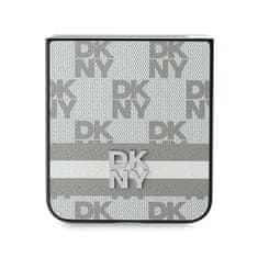 DKNY DKNY DKHCZF6PCPTSSE Z FLIP6 F741 BÉŽOVÁ/BÉŽOVÁ S KÁROVANÝM VZOREM TIŠTĚNÉ PRUHY