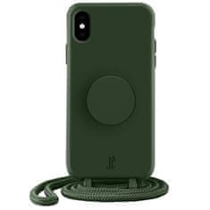 Elegance POUZDRO JE POPGRIP NA IPHONE X/XS ZELENÉ/ZELENĚJŠÍ PASTVINY 30015 (JUST ELEGANCE)