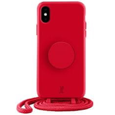 Elegance JE POPGRIP IPHONE X/XS OBAL ČERVENÝ/CYBER ČERVENÝ 30016 (JUST ELEGANCE)