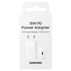 Samsung PŘISTÁT. SÍŤ. SAMSUNG EP-T1510NW 15W FAST CHARGE BÍLÁ/BÍLÁ