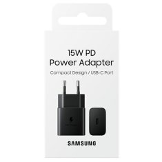 Samsung PŘISTÁT. SÍŤ. SAMSUNG EP-T1510NB 15W FAST CHARGE ČERNO/ČERNÁ