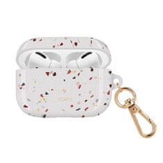 UNIQ POUZDRO UNIQ COEHL TERRAZZO AIRPODS PRO BÍLÉ/PŘÍRODNĚ BÍLÉ